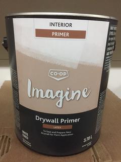 (4) 3.78L Co-Op Imagine Latex Drywall Primer.