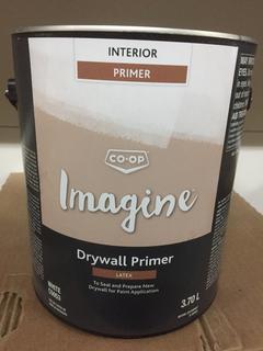 (4) 3.78L Co-Op Imagine Latex Drywall Primer.