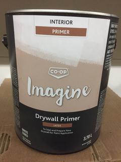 (4) 3.78L Co-Op Imagine Latex Drywall Primer.