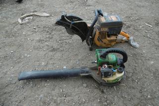 Partner K650 Gas Axe, Feather Lite Blower *Requires Repair*.