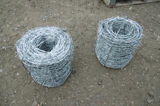 (2) Rolls Barb Wire 492'/Ea.