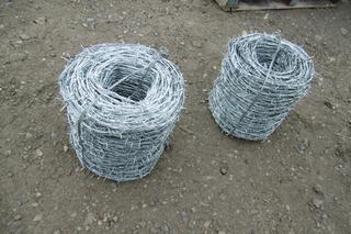 (2) Rolls Barb Wire 492'/Ea.