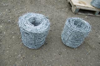 (2) Rolls Barb Wire 492'/Ea.