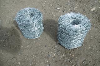 (2) Rolls Barb Wire 492'/Ea.