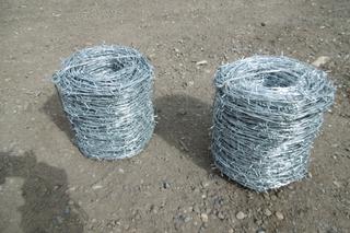 (2) Rolls Barb Wire 492'/Ea.