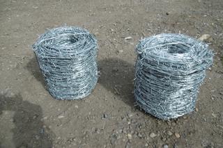 (2) Rolls Barb Wire 492'/Ea.