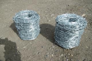 (2) Rolls Barb Wire 492'/Ea.