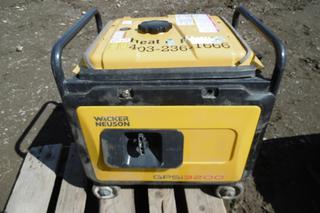 Wacker Neuson Generator 3200 GPSI*Requires Repair*.