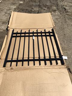 Black Rail Gate 3 Rail 45"Wx46"H.