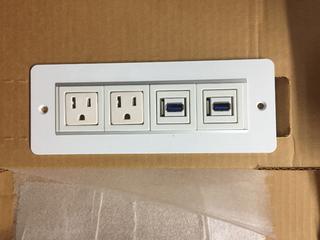 (2) 2-Outlet/4-USB Port & (3) 2-Outlet/2-3.0 USB Port Workstation Power Bars .