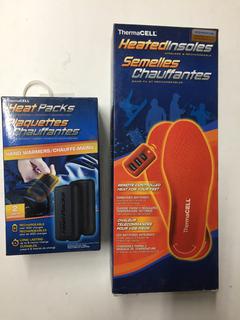 Heated Insoles & Hand Warmers.