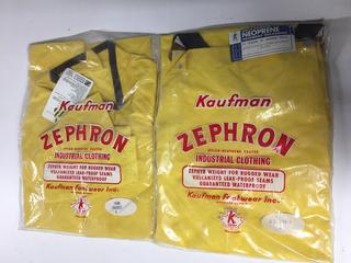 Kaufman Zephron Waterproof Jacket & Pants, Size Large.