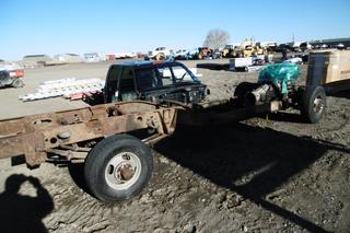 GMC Truck Frame w/ Motor.