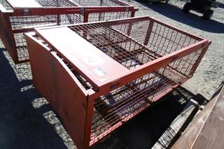 Steel Mesh Storage Cage 7'Hx27"x42".