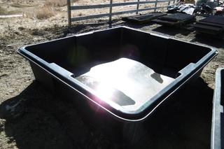 Black Holding Spill Trough 7'x8'x22".