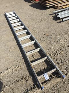 Aluminum Extension Ladder 2pc Each Section 12'.