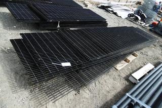 Quantity of Assorted Steel Grating.