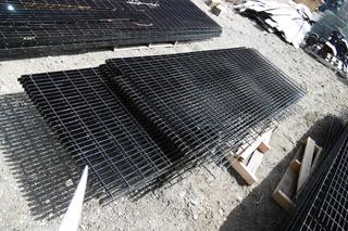 Quantity of Assorted Steel Grating.