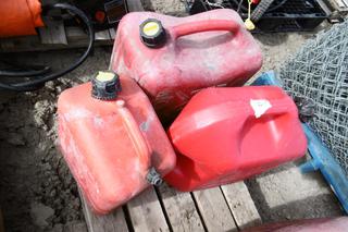 (3) Jerry Cans (2) 20L, (1) 5L.