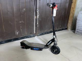 Razor E100 Glow Electric Scooter c/w Charger.