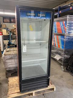 True Manufacturing GDM-12 Coca-Cola Fridge, 1/5hp/115V/60Hz, 24-1/2" x 23" x 62", (Needs Parts).