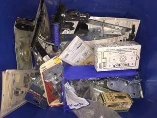 Assorted Gate Hinges, Latches & Pulleys.