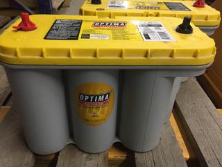 Optima High Performance AGM Battery, Yellowtop Deep Cycle & Starting, Model 315.