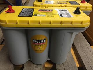 Optima High Performance AGM Battery, Yellowtop Deep Cycle & Starting, Model 315.