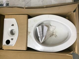 (2) Kohler Persuade Dual Flush Elongated Toilet Bowls, Bowls Only.