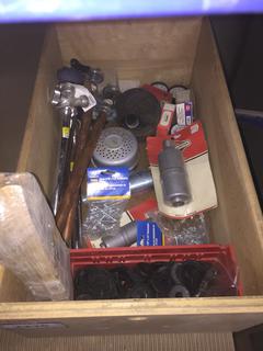 Quantity of Assorted Valves, Briggs & Stratton Mufflers, Wire Brushes, Rivets, Etc.