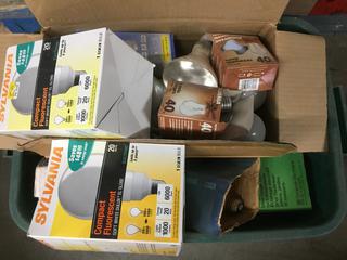 (4) Boxes of Assorted Light Bulbs.