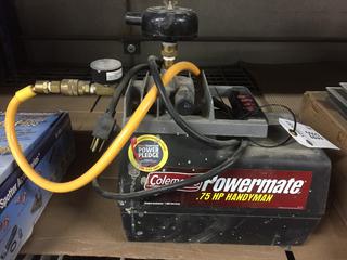 Coleman Powermate 0.75hp Handyman Air Compressor.