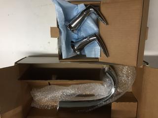 (2) Kohler ATEO Chrome Deck Mount Bath Faucets.