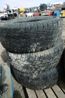 (3) Wild Country Radial XTX Tires LT265/70R17. *No Rims*.