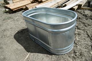 Steel Feed Trough 22"x45"x24".