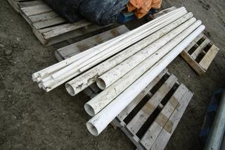 (4) 4" PVC Underground Conduit 10' Lengths, (13) 1" White PVC Pipe 10' Lengths.