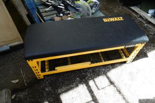 Unused Dewalt Shelf w/ Bench Seat Top.