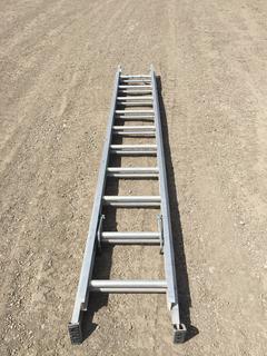 Aluminum Extension Ladder 2pc Each Section 10'.