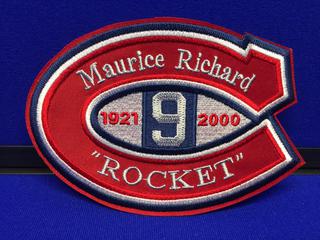 Maurice Richard Jersey Patch.