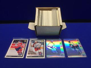 Approximately (200) 1990-91 Upper Deck McDonald's Assorted Hockey Cards and Holograms.