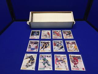 Approximately (800) 1991-92 Upper Deck Assorted Hockey Cards (Numbered 161-320). Guy LaFleur's Fare Well, Igor Larionov Rookie.