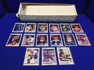 Approximately (800) 1990-91 Upper Deck Assorted Hockey Cards (Numbered 1-400). Jaromir Jagr, Keith Primeau, Jeremy Roenick, Darian Hatcher Rookie Cards.