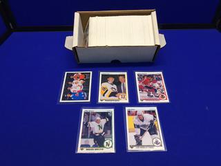 1990-91 Upper Deck Hockey Cards. Complete Set (1-400) Jaromir Jagr, Rob Blake, Jeremy Roenick Rookie Cards.