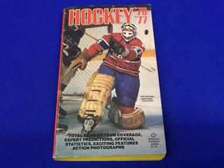 "Hockey '76-'77" Book, Ken Dryden.