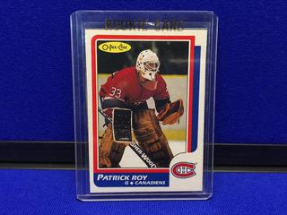 1986-87 Patrick Roy Blank O-Pee-Chee Card.