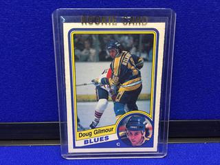 1984-85 Doug Gilmore #185 O-Pee-Chee Rookie Card.