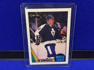 1987-88 Vin Damphousse #243 O-Pee-Chee Rookie Card.