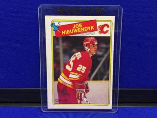 1988-89 Joe Nieuwendyk #16 O-Pee-Chee Rookie Card.