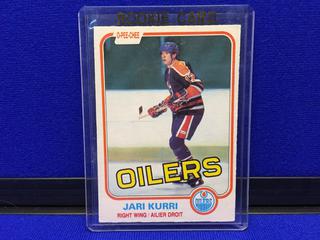 1981-82 Jari Kurri #107 O-Pee-Chee Rookie Card.