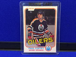 1981-82 Paul Coffey #111 O-Pee-Chee Rookie Card.